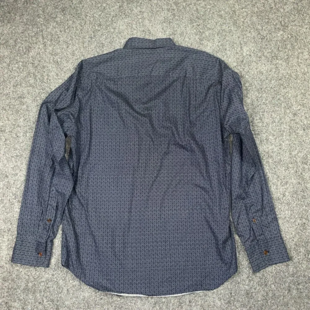J.Crew Shirt Mens Size M Blue Button Up Causal Office Business  Preppy